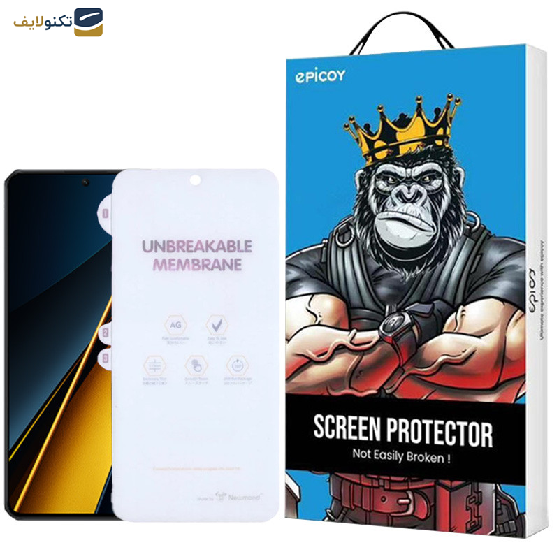 محافظ صفحه نمایش مات اپیکوی مدل Hydrogel-Matte مناسب برای گوشی موبایل شیائومی Xiaomi Poco X6 Pro- X6- M6 Pro - Epicoy Hydrogel-Matte Glass Screen Protector For Xiaomi Poco X6 Pro- X6- M6 Pro