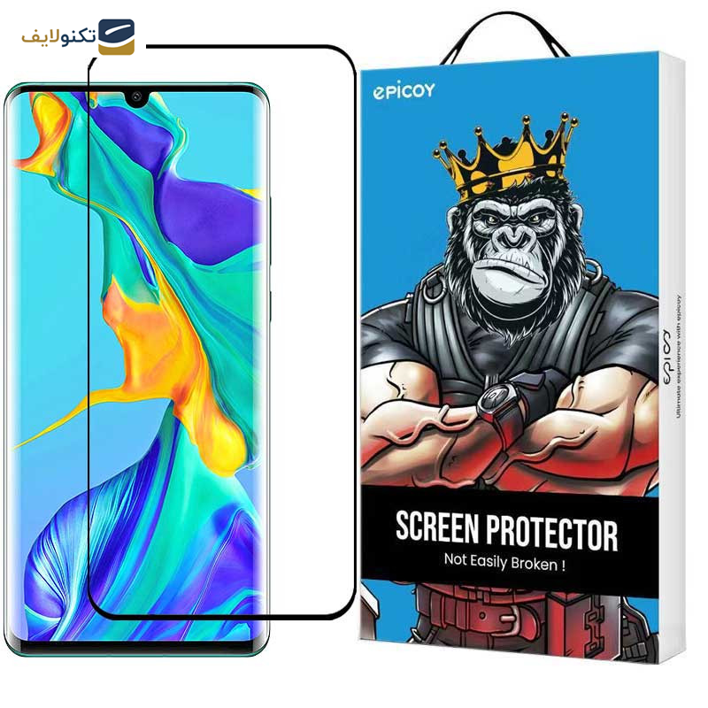 محافظ صفحه نمایش اپیکوی مدل Anti-Static مناسب برای گوشی موبایل هوآوی P30 Pro - Epicoy Glass Screen Protector Anti-Static For Huawei P30 Pro
