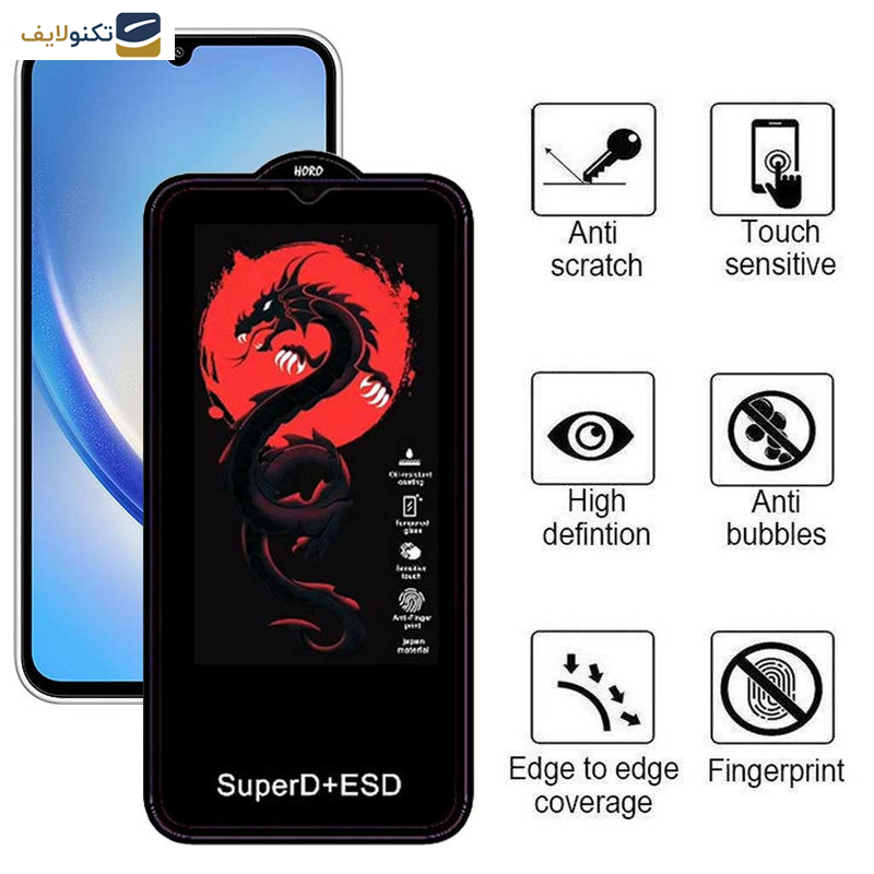 محافظ صفحه نمایش اپیکوی مدل Dragon ESD مناسب برای گوشی موبایل سامسونگ Galaxy A15 5G-4G - A25 5G - A24 4G - Epicoy Dragon ESD Screen Protector For Samsung Galaxy A15 5G-4G - A25 5G - A24 4G