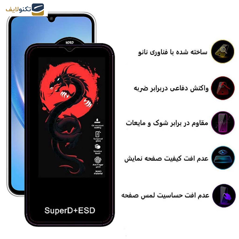 محافظ صفحه نمایش اپیکوی مدل Dragon ESD مناسب برای گوشی موبایل سامسونگ Galaxy A15 5G-4G - A25 5G - A24 4G - Epicoy Dragon ESD Screen Protector For Samsung Galaxy A15 5G-4G - A25 5G - A24 4G