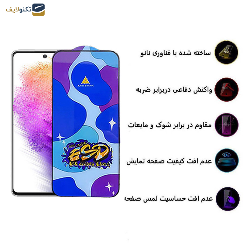 محافظ صفحه نمایش اپیکوی مدل Star ESD مناسب برای گوشی موبایل سامسونگ Galaxy A73 5G-A72-A71-M54-M53-M52 5G-M51 - Epicoy Star ESD Glass Screen Protector For Samsung Galaxy A73 5G-A72-A71-M54-M53-M52 5G-M51
