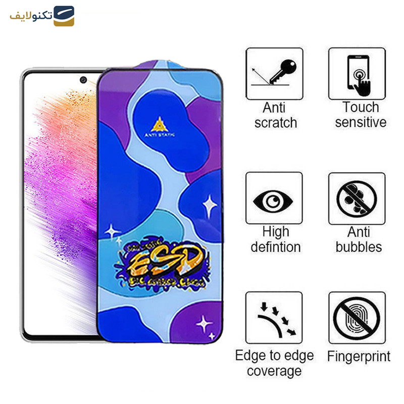 محافظ صفحه نمایش اپیکوی مدل Star ESD مناسب برای گوشی موبایل سامسونگ Galaxy A73 5G-A72-A71-M54-M53-M52 5G-M51 - Epicoy Star ESD Glass Screen Protector For Samsung Galaxy A73 5G-A72-A71-M54-M53-M52 5G-M51