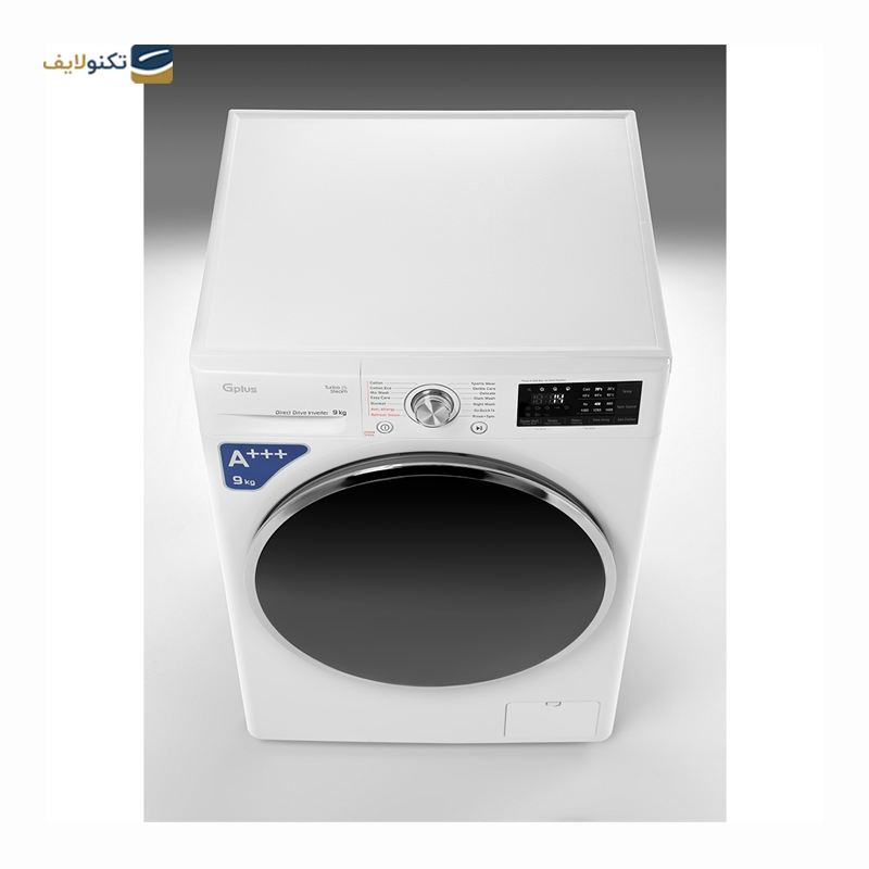 ماشین لباسشویی جی پلاس 9 کیلویی مدل GWM-P99W - GPlus GWM-P99W Washing Machine