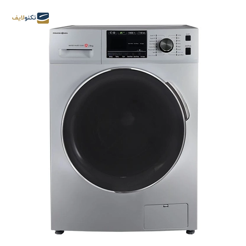 ماشین لباسشویی پاکشوما 8 کیلویی مدل BWF-40814ST - Pakshoma BWF-40814ST Washing Machine