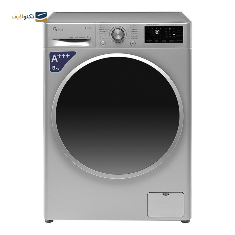 ماشین لباسشویی جی پلاس 8 کیلویی مدل GWM-L807 - GPlus GWM-L807 Washing Machine