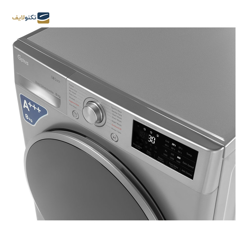 ماشین لباسشویی جی پلاس 8 کیلویی مدل GWM-L807 - GPlus GWM-L807 Washing Machine