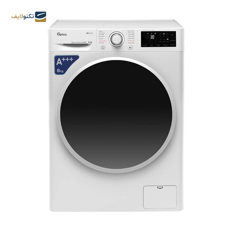 ماشین لباسشویی جی پلاس 8 کیلویی مدل GWM-L807 - GPlus GWM-L807 Washing Machine