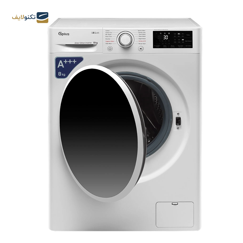 ماشین لباسشویی جی پلاس 8 کیلویی مدل GWM-L807 - GPlus GWM-L807 Washing Machine