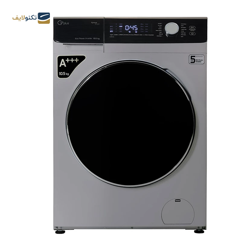 ماشین لباسشویی جی پلاس 10.5 کیلویی مدل GWM-M104 - Gplus GWM-M104 Washing Machine