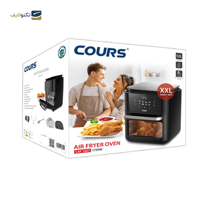 سرخ کن بدون روغن کورس مدل CAF 1607 - Cours CAF 1607 Air Fryer Oven