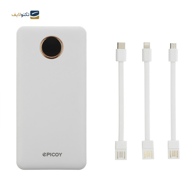  پاوربانک اپیکوی مدل E6 ظرفیت 10000 میلی آمپر - Epicoy E6 10000 mHa