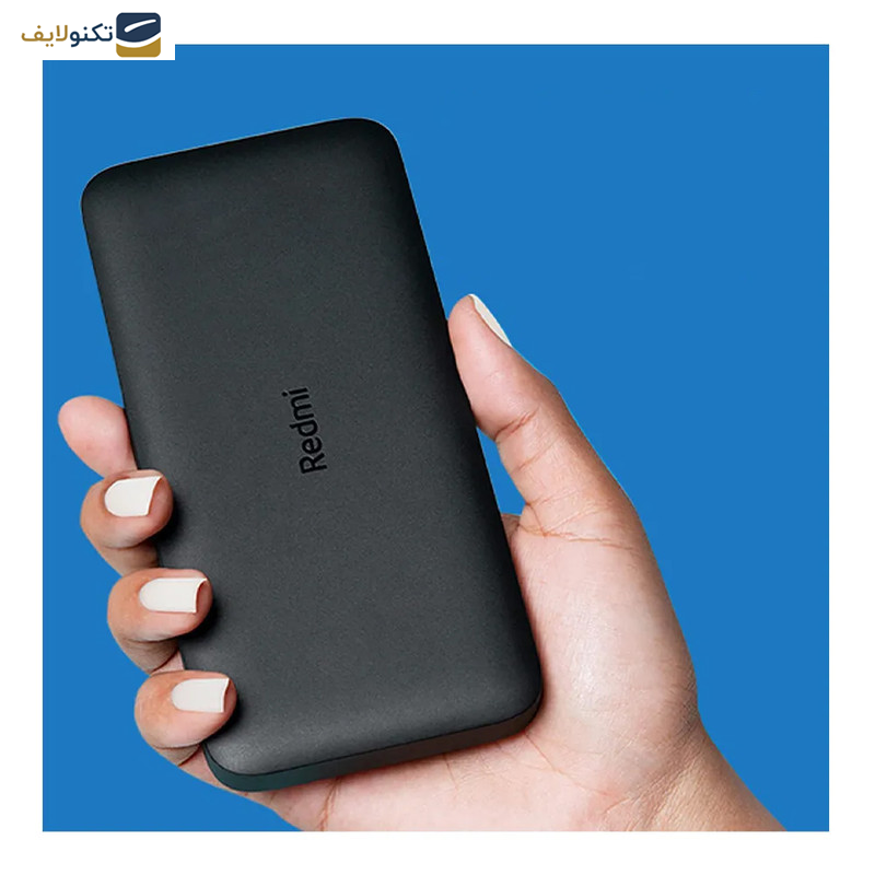 پاوربانک شیائومی مدل Redmi ظرفیت 10000 میلی آمپر ساعت به همراه کابل میکرو یو اس بی - 