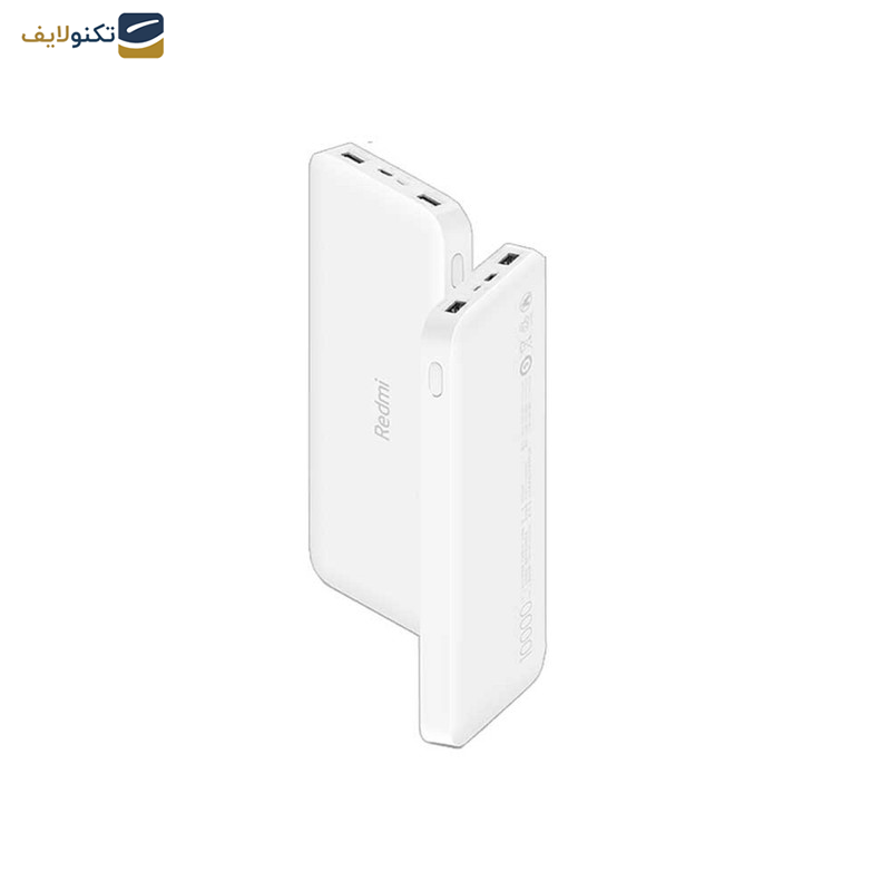 پاوربانک شیائومی مدل Redmi ظرفیت 10000 میلی آمپر ساعت به همراه کابل میکرو یو اس بی - 