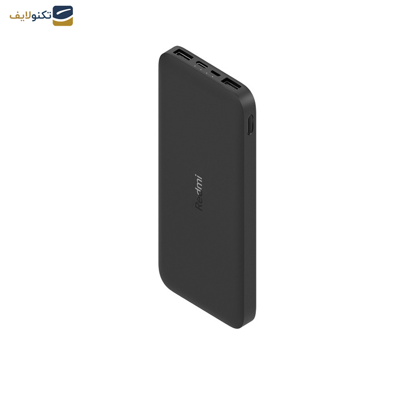پاوربانک شیائومی مدل Redmi ظرفیت 10000 میلی آمپر ساعت به همراه کابل میکرو یو اس بی - 