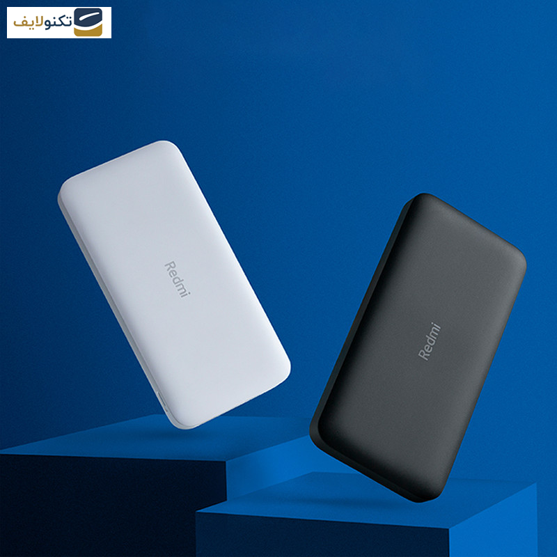 پاوربانک شیائومی مدل Redmi ظرفیت 10000 میلی آمپر ساعت به همراه کابل میکرو یو اس بی - 
