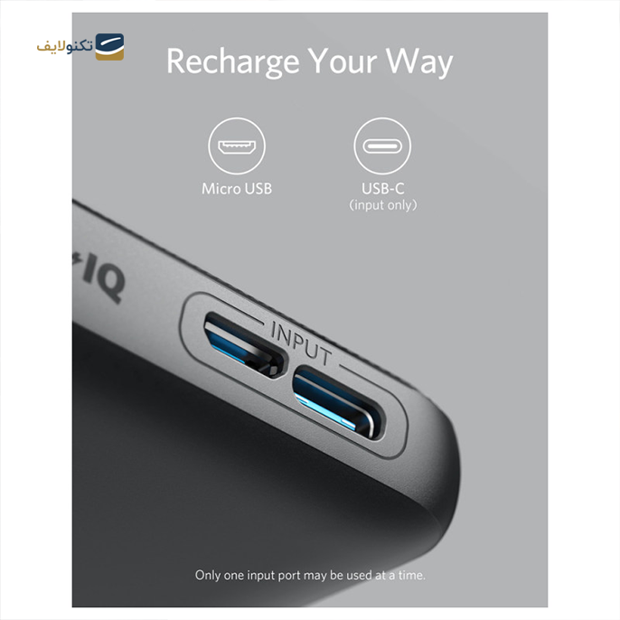  پاوربانک انکر مدل PowerCore Slim A1229 ظرفیت 10000 میلی آمپر  - Anker Power Bank PowerCore Slim A1229