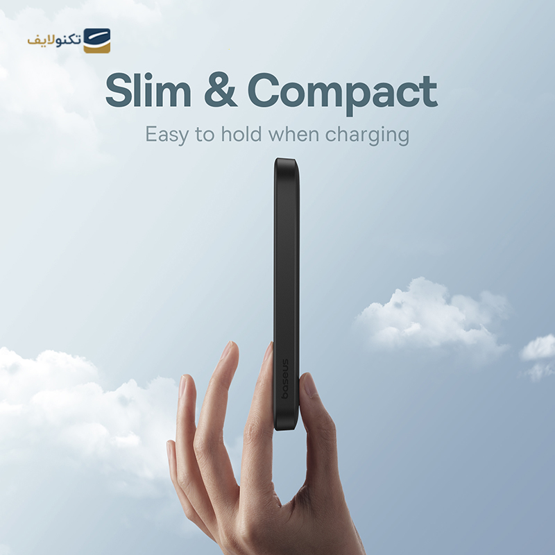 پاوربانک باسئوس مدل Magnetic Mini (Slim and Compact) ظرفیت 5000 میلی آمپر ساعت - Baseus Magnetic Mini (Slim and Compact) Power bank 5000mAh 20W