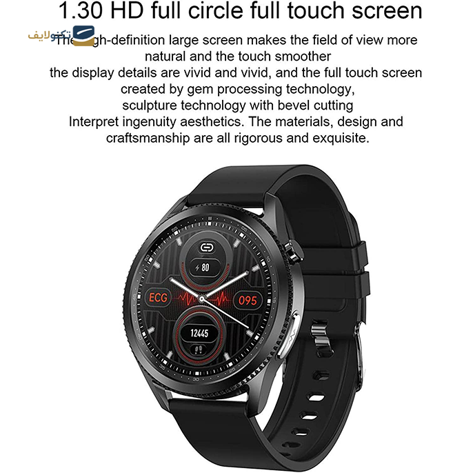 ساعت هوشمند نورث ادج مدل Keep E101 - Fulltime North-Edge Keep E101 Fitness Smart Watch Fitness Tracker in Simple Style, 1.3 Inch Waterproof Tempered Glass Screen/Powerful Health Guider Function/Sports Mode