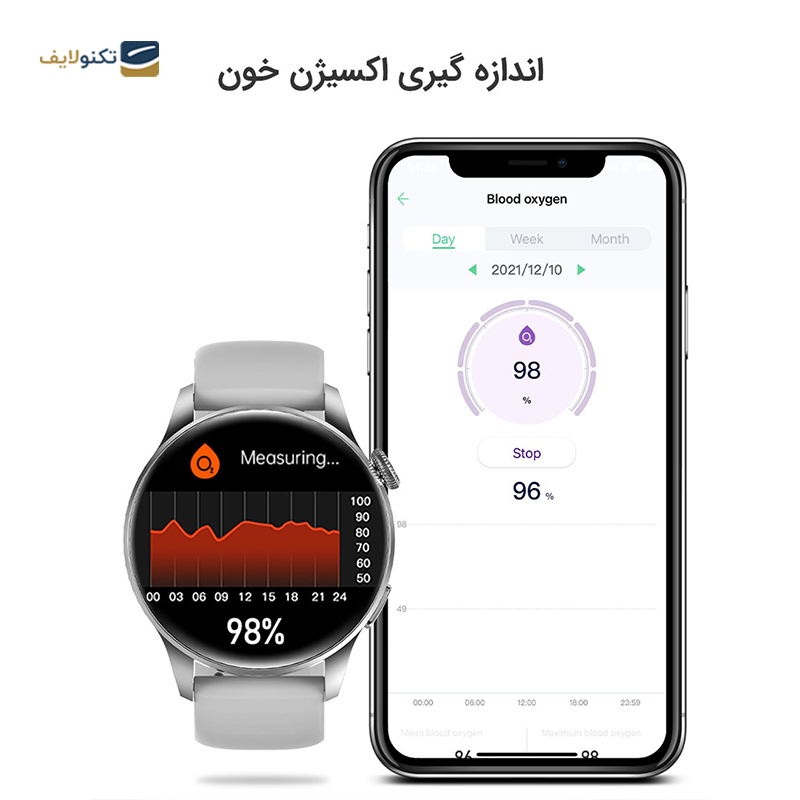 ساعت هوشمند هیوامی مدل ChroniQ - GD - Hivami Smart Whatch ChroniQ - GD