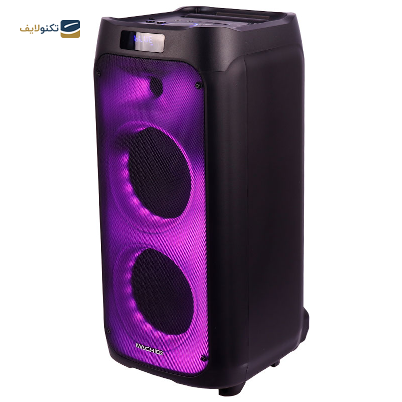 اسپیکر بلوتوثی چمدانی مچر مدل MR-1600  - Macher MR-1600 Party Speakers