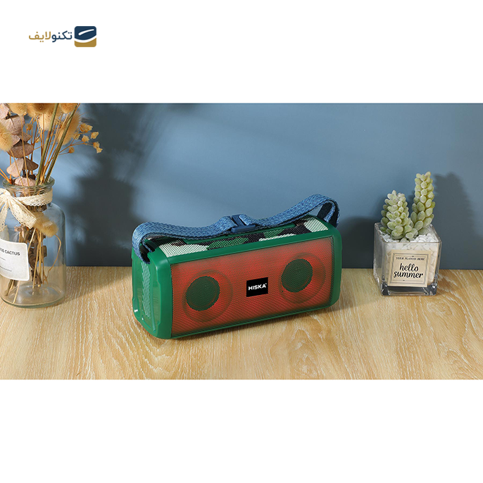 اسپیکر بلوتوثی قابل حمل هیسکا مدل B192 - Hiska B192 Multimedia Boombox Speaker