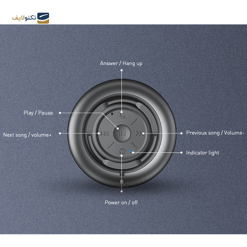 اسپیکر بلوتوثی قابل حمل رسی مدل RSK-W13 - Recci RSK-W13 portable Bluetooth speaker