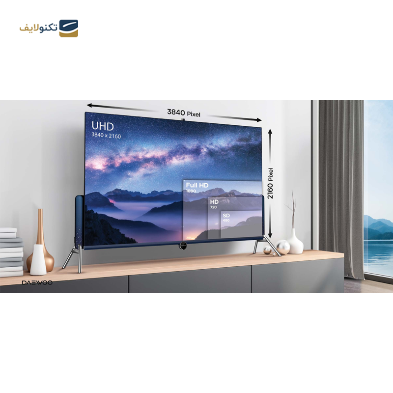 تلویزیون ای ال ای دی دوو مدل DSL-65SU1860 سایز 65 اینچ - Daewoo DSL-65SU1860 Smart ELED TV 65 Inch