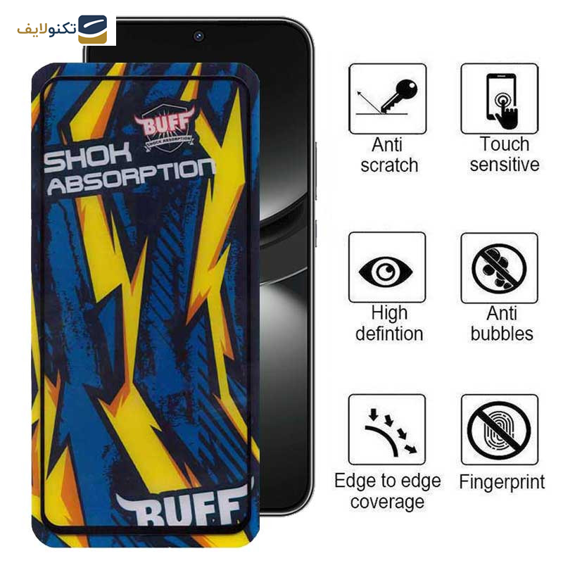 محافظ صفحه نمایش بوف مدل Shock-Shock-G مناسب برای گوشی موبایل هوآوی Nova 12 / Nova 12 Lite / Nova 11 SE / Nova 10 SE - Buff Shock-Shock-G Glass Screen Protector For Huawei Nova 12 / Nova 12 Lite / Nova 11 SE / Nova 10 SE