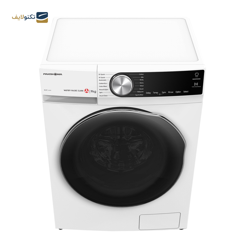 ماشین لباسشویی پاکشوما 9 کیلویی مدل BWF 40907 - Pakshoma BWF 40907 washing machine