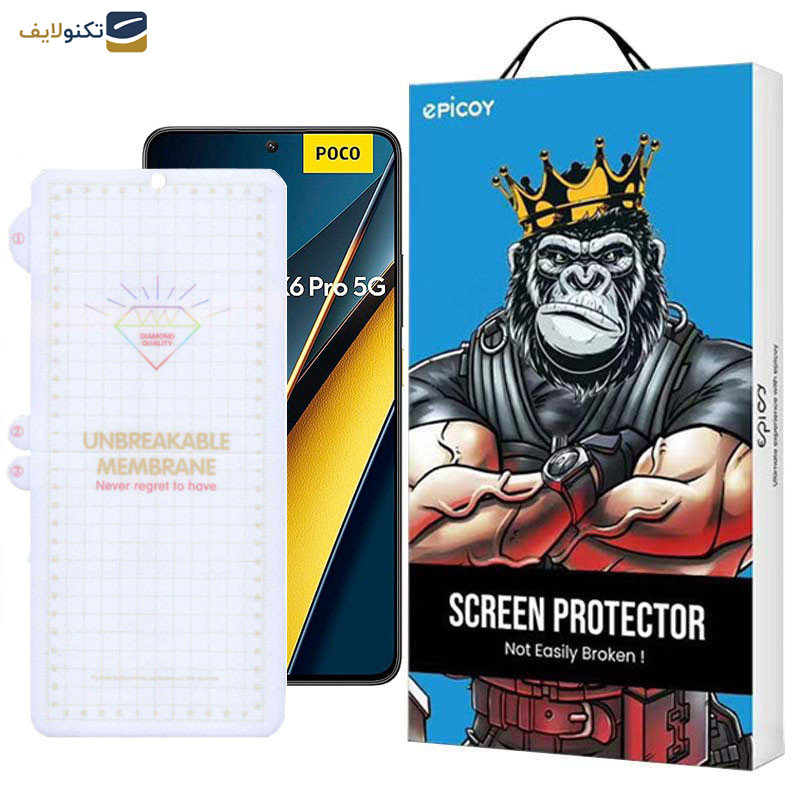 محافظ صفحه نمایش اپیکوی مدل Hydrogel مناسب برای گوشی موبایل پوکو Poco X6 Pro- X6 - M6 Pro - Mi 12 Pro - Epicoy Hydrogel Film Screen Protector For Poco X6 Pro- Poco X6 - Poco M6 Pro - Mi 12 pro