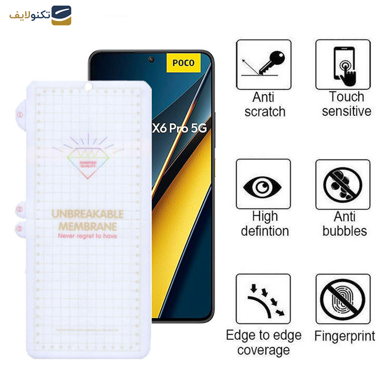 محافظ صفحه نمایش اپیکوی مدل Hydrogel مناسب برای گوشی موبایل پوکو Poco X6 Pro- X6 - M6 Pro - Mi 12 Pro - Epicoy Hydrogel Film Screen Protector For Poco X6 Pro- Poco X6 - Poco M6 Pro - Mi 12 pro