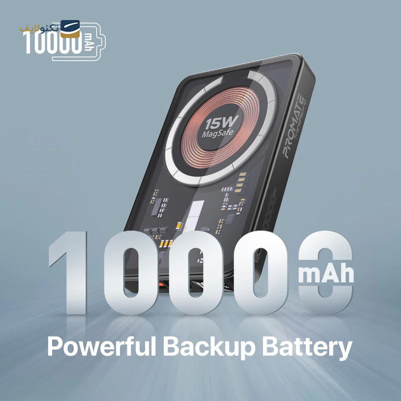 پاوربانک پرومیت مدل TransPack-10 ظرفیت 10000 میلی آمپر ساعت - Promate TransPack-10 10000mAh Power Bank