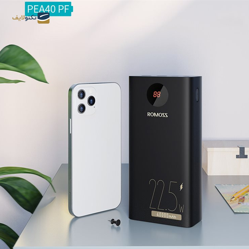 پاوربانک روموس مدل PEA40PF ظرفیت 40000 میلی آمپر ساعت - Romoss PEA40PF 40000mAh Power bank