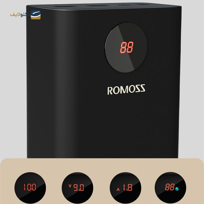 پاوربانک روموس مدل PEA40PF ظرفیت 40000 میلی آمپر ساعت - Romoss PEA40PF 40000mAh Power bank