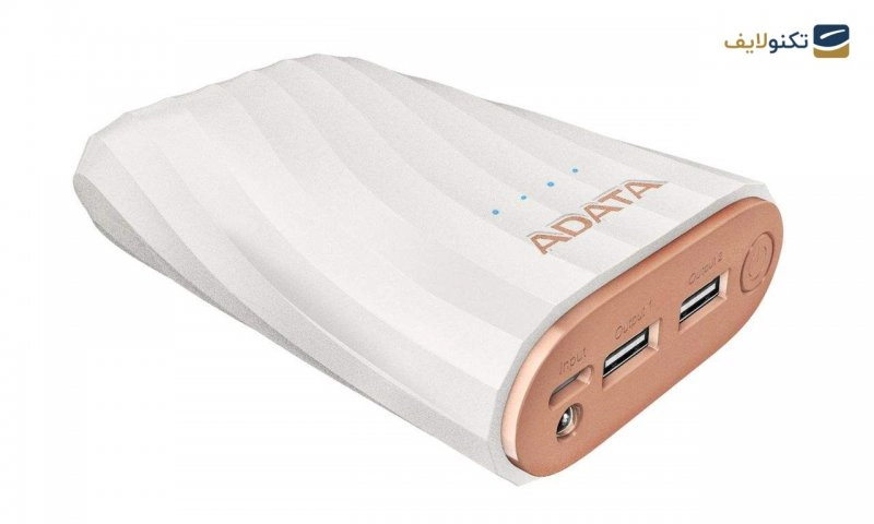 پاوربانک ای دیتا مدل P10050C ظرفیت 10050 میلی آمپر ساعت - Adata P10050C 10050mAh Power Bank