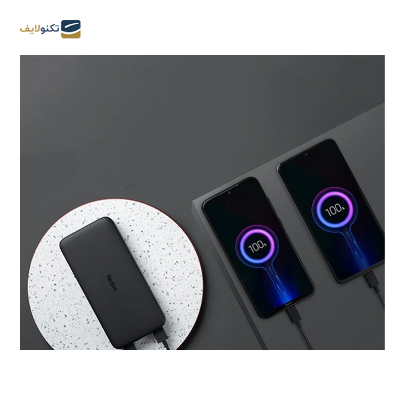 پاوربانک مدل Redmi PB200LZM ظرفیت 20000 میلی آمپر ساعت به همراه کابل microUSB طرح شیائومی - Redmi PB200LZM 20000mAh Power Bank With MicroUSB Cable