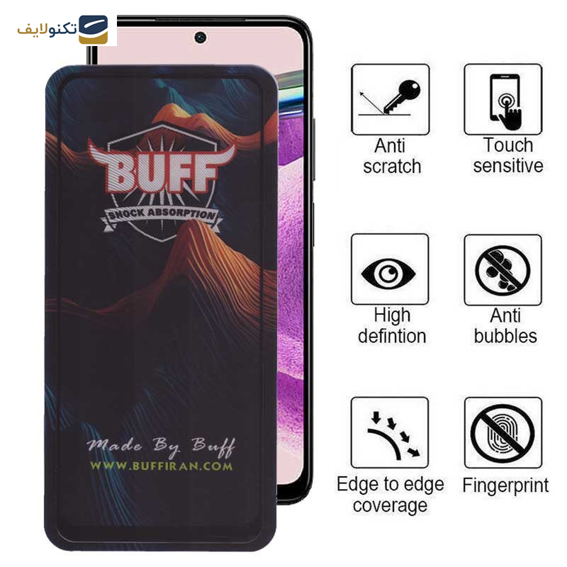 محافظ صفحه نمایش 5D بوف مدل Mountain-G مناسب برای گوشی موبایل شیائومی Redmi Note 12S 4G/Note 11 SE 4G India/Note 11S 4G/ Note 10S 4G - Buff 5D Mountain-G Glass Screen Protector For Xiaomi Redmi Note 12S 4G/Note 11 SE 4G India/Note 11S 4G/ Note 10S 4G