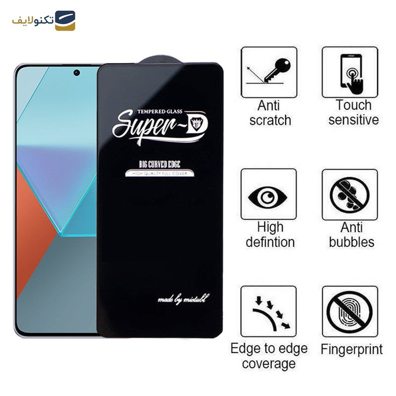 محافظ صفحه نمایش اپیکوی مدل Super 5D مناسب برای گوشی موبایل شیائومی Redmi Note 13 Pro 4G/5G /Note 13 4G/5G /Note 13R Pro - Glass Screen Protector Epicoy Super 5D For Xiaomi Redmi Note 13 Pro 4G/5G /Note 13 4G/5G /Note 13R Pro