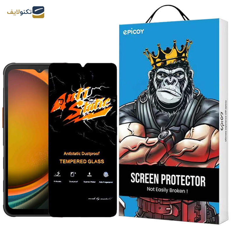 محافظ صفحه نمایش اپیکوی مدل Antistatic Dustproof مناسب برای گوشی موبایل سامسونگ Galaxy A14 4G/5G /Xcover7 - Epicoy Antistatic Dustproof Glass Screen Protector For Samsung Galaxy A14 4G/5G /Xcover7