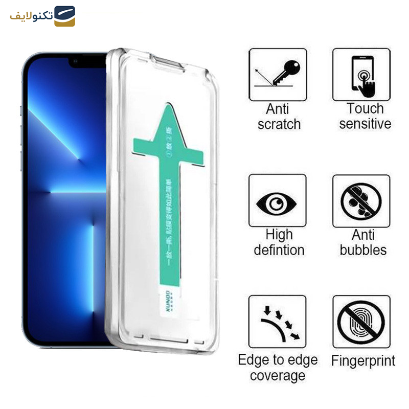 محافظ صفحه نمایش اپیکوی مدل Xundd Axe Easy install مناسب برای گوشی موبایل اپل iPhone 13 Pro Max-14 Plus - Epicoy Xundd Axe Easy install Glass Screen Protector For Apple iPhone 13 Pro Max-14 Plus