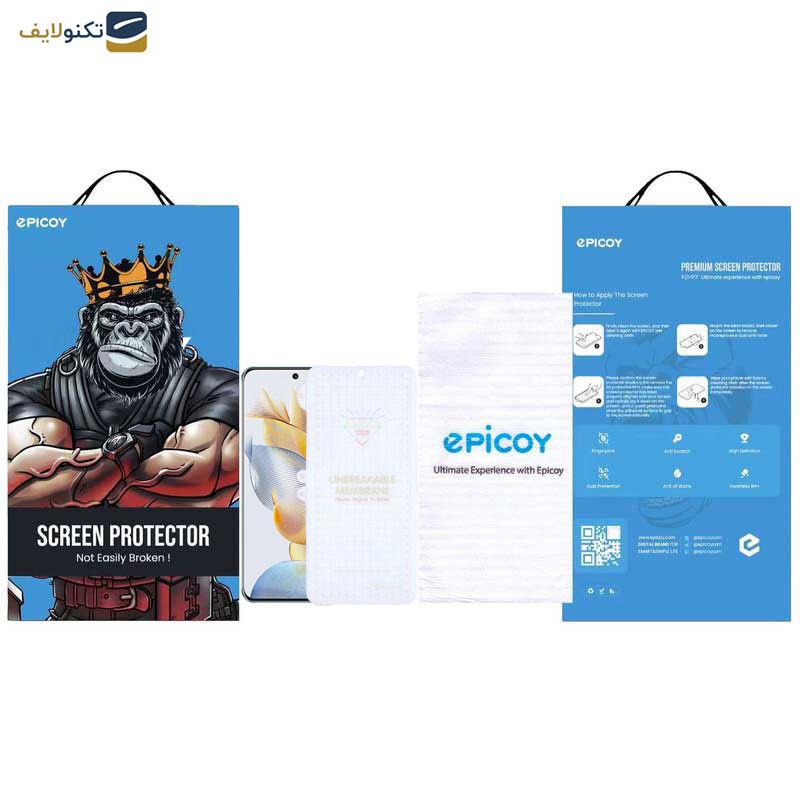 محافظ صفحه نمایش اپیکوی مدل Hydrogel مناسب برای گوشی موبایل آنر 90 - Epicoy Hydrogel Glass Screen Protector For Honor 90