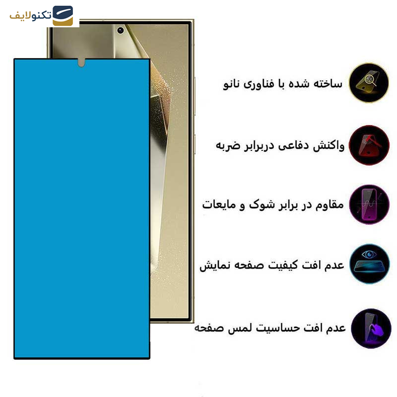 محافظ صفحه نمایش بوف مدل Silicone-G مناسب برای گوشی موبایل سامسونگ Galaxy S24 Ultra - S23 Ultra - S22 Ultra - Buff Silicone-G Glass Screen Protector For Samsung Galaxy S24 Ultra - S23 Ultra - S22 Ultra