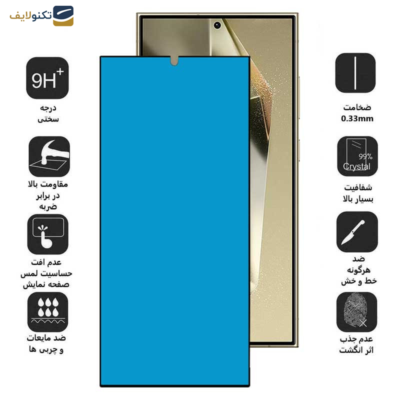 محافظ صفحه نمایش بوف مدل Silicone-G مناسب برای گوشی موبایل سامسونگ Galaxy S24 Ultra - S23 Ultra - S22 Ultra - Buff Silicone-G Glass Screen Protector For Samsung Galaxy S24 Ultra - S23 Ultra - S22 Ultra