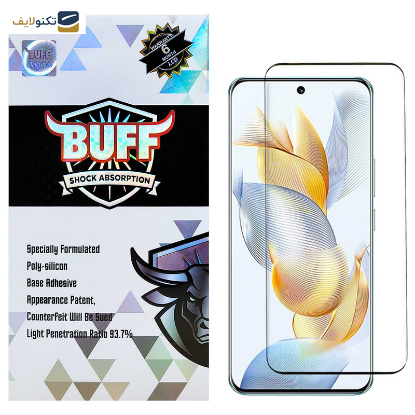 محافظ صفحه نمایش بوف مدل FullGlue-Max-G مناسب برای گوشی موبایل آنر Honor 90 / 90 Pro - Buff FullGlue-Max-G Glass Screen Protector For Honor 90 Pro / Honor 90
