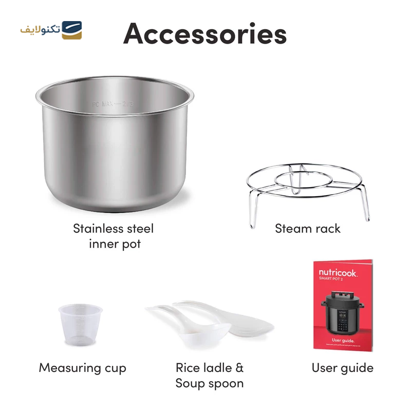 زودپز نوتریکوک مدل SP204K - Nutricook SP204K Pressure Cooker