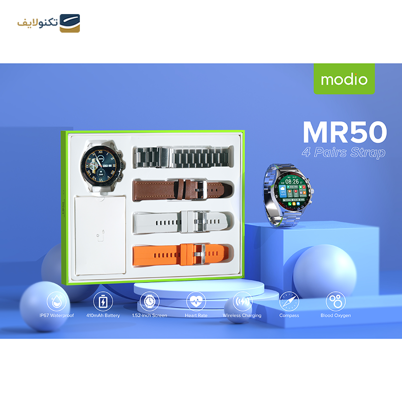 ساعت هوشمند مودیو مدل MR50 - Modio MR50 Smart Watch