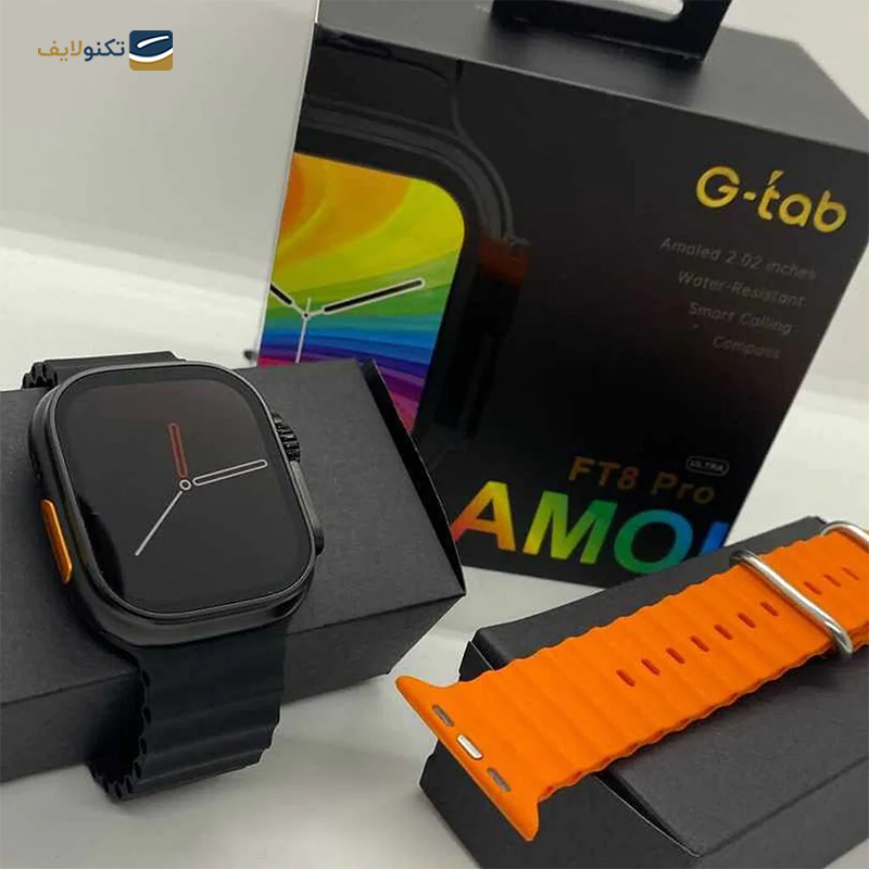 ساعت هوشمند جی تب مدل FT8 Pro - G-tab FT8 Pro Smart Watch