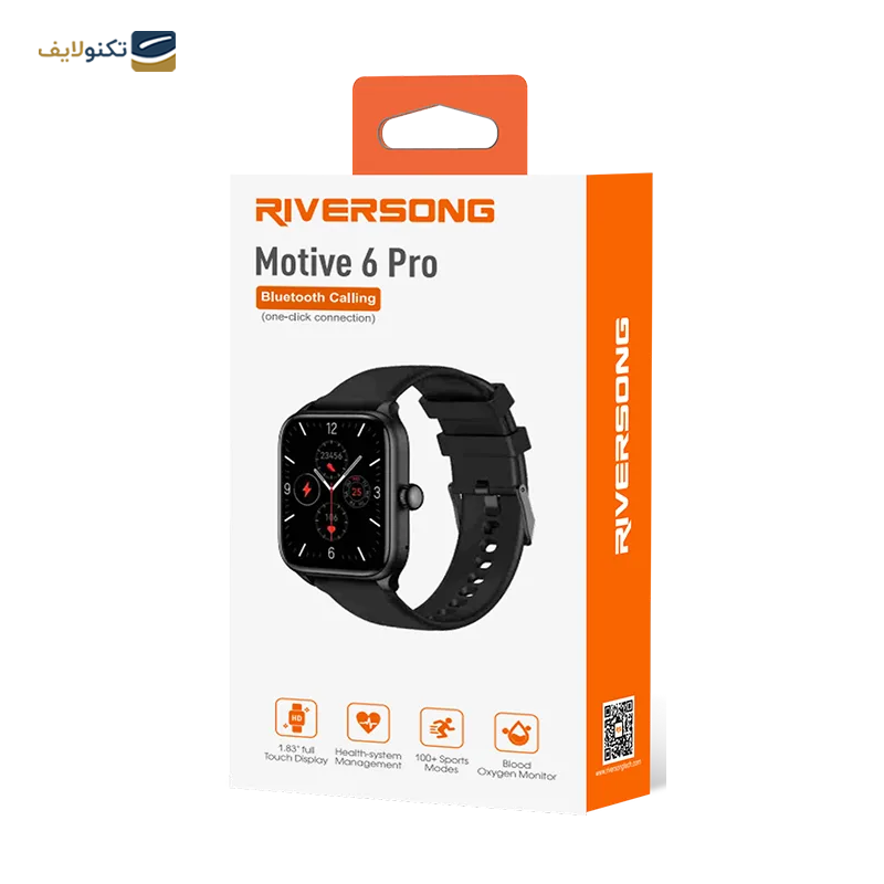 ساعت هوشمند ریورسانگ مدل Motive 6 Pro SW62 - Riversong Motive 6 Pro SW62 Smart Watch