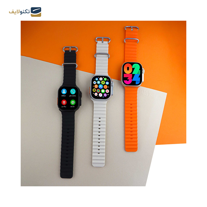 ساعت هوشمند ورنا مدل W49 Ultra به همراه هندزفری بلوتوثی مدل airpod pro - Verna W49 Ultra Smartwatch with airpod pro
