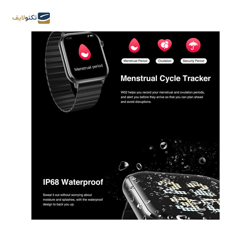 ساعت هوشمند ایمیلب مدل W02 - Imilab W02 Smart Watch